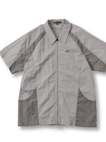 SINGULARITY｜PATCHWORK ZIP-UP SHIRT