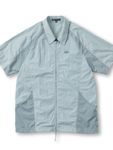 SINGULARITY｜PATCHWORK ZIP-UP SHIRT
